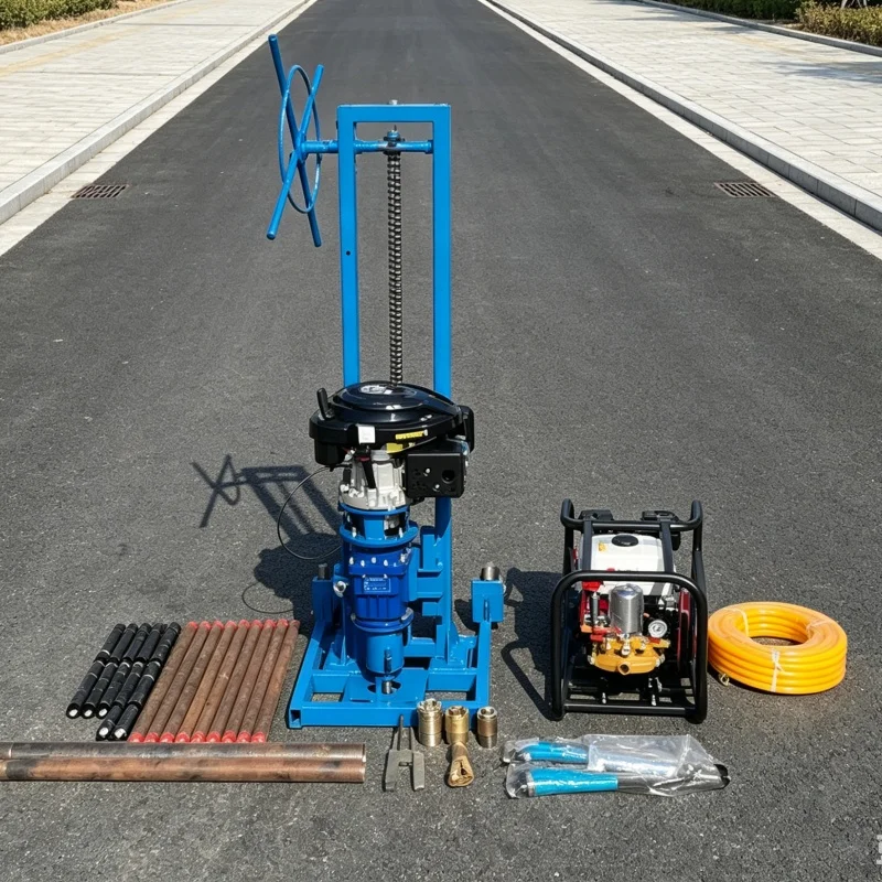 Customized High‑efficiency Backpack Core Drilling Rig, Labor‑saving Drilling Machinery for Photovoltaic & Highway Geotechnical