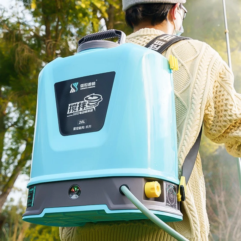 New Model Agricultural Pesticide Mixing Backpack Sprayer Electric Disinfection Sprayer Garden Mist Sprayer Misting System