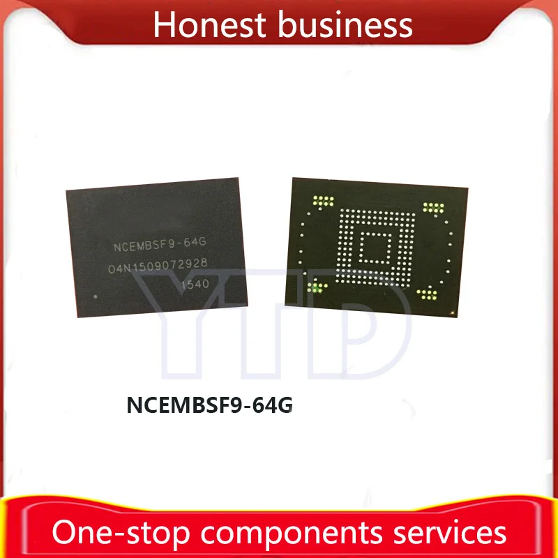 1 Piece NCEMBSF9-64G 100% Quality 100% Working BGA169 EMMC 64GB Chip Font Mobile Phone Hard Disk Memory NCEMBSF9 64G
