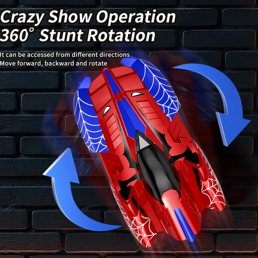 

RC Stunt Car Wall Climbing Vehicle Spider Web Wireless Remote Control Race Car Toy With Dynamic Lights For Kids Boys Gifts H1A7