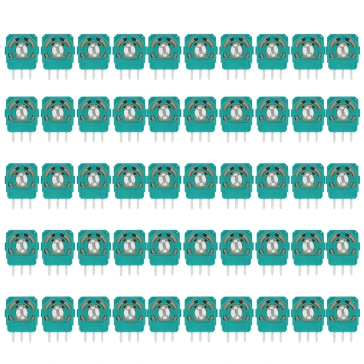 Joystick Analog 3D potensiometer Sensor modul sumbu Resistor untuk PS5 Controller Mini pengganti saklar (50 buah)