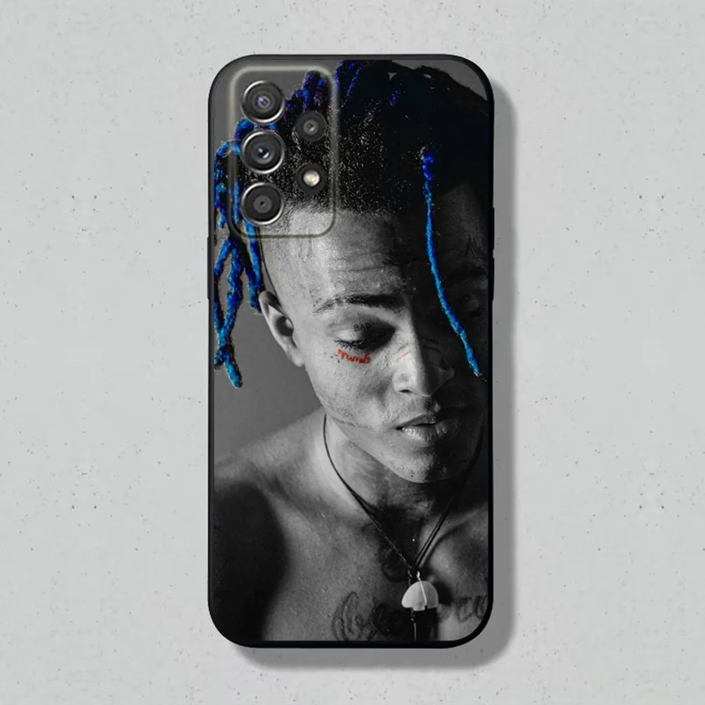 Rapper X-Xxxtentacion Phone Case For Samsung S24,S23,S22,S21,S20,S10,S10E,S9 Plus FE Note 20  Plus Black Cover Shell