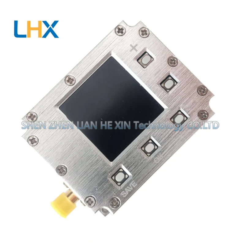 25MHz-3 GHz programmable radio frequency signal source module with frequency control of 0.25 dBm step size and +10 dBm power