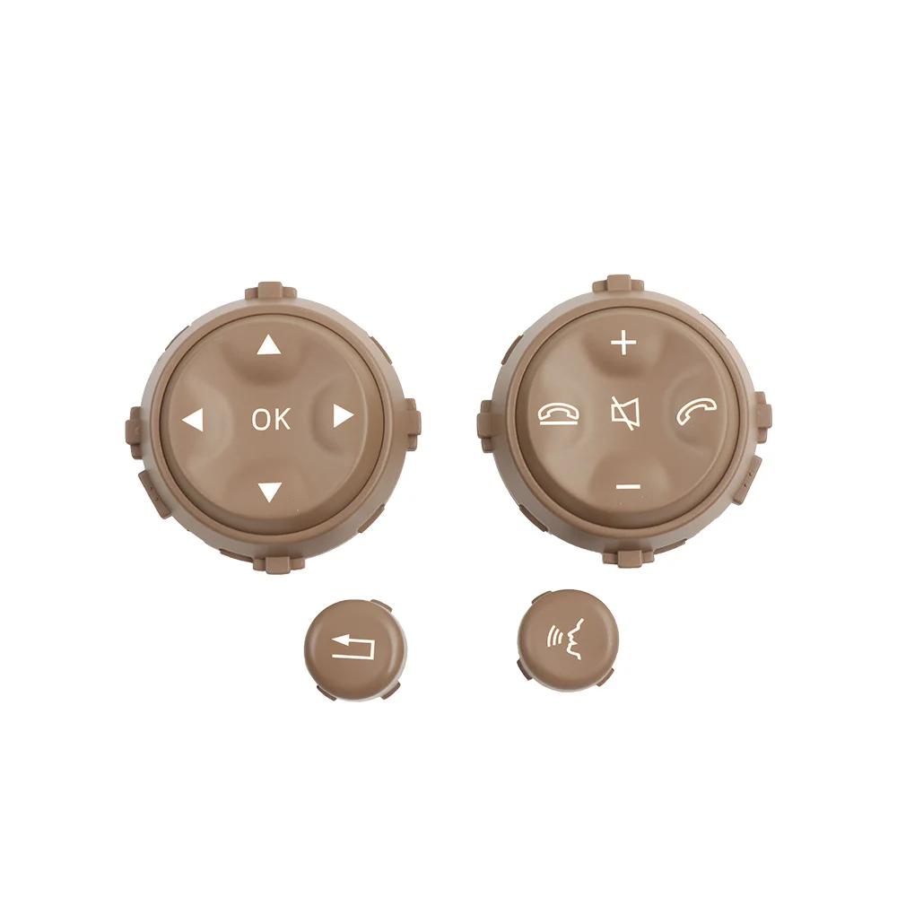 1 pair Car Steering Wheel Multi-Function Switch Pull Buttons Kit Replacement For Mercedes Benz W221 W216 S CL CLASS S280 S300