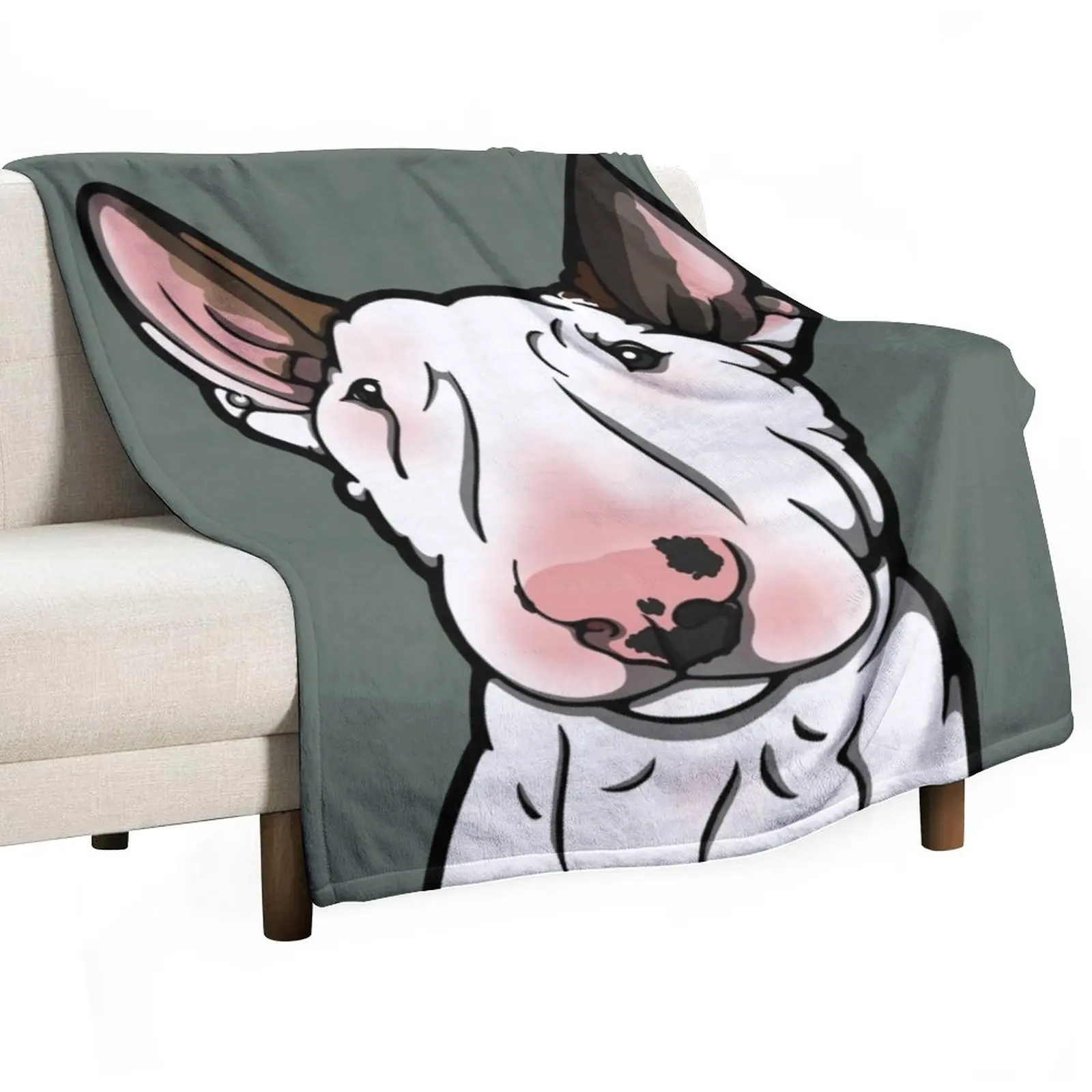English Bull Terrier Snoop-y Throw Blanket For Decorative Sofa christmas decoration Thin Thermal Summer Tourist Blankets