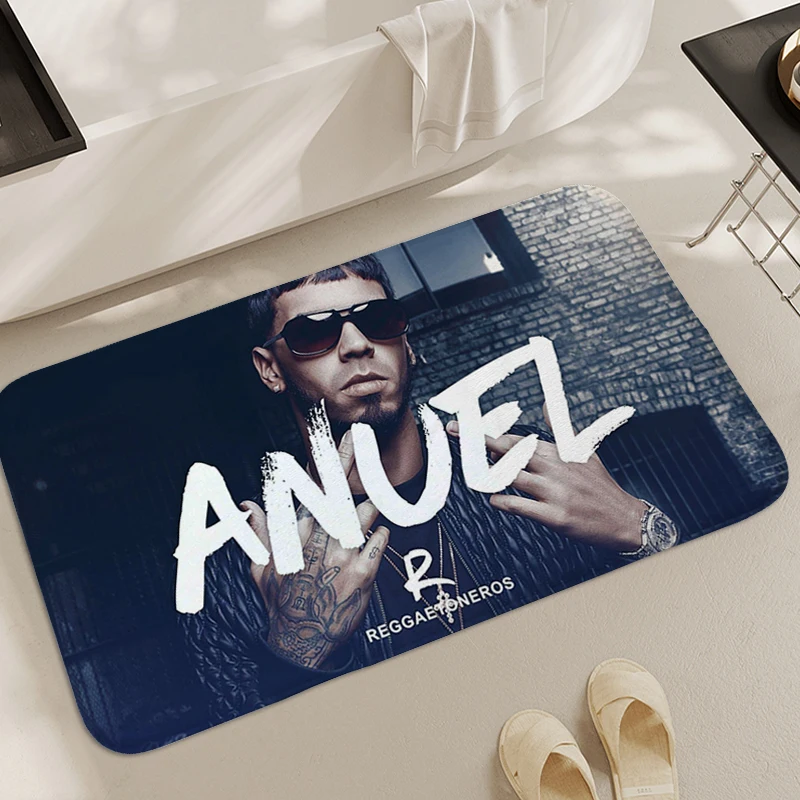 Custom Bathroom Rug A-Anuel AA Carpet for Kitchen Floor Funny Doormat Entrance Door Soft Living Room Foot Mat Home Decorations