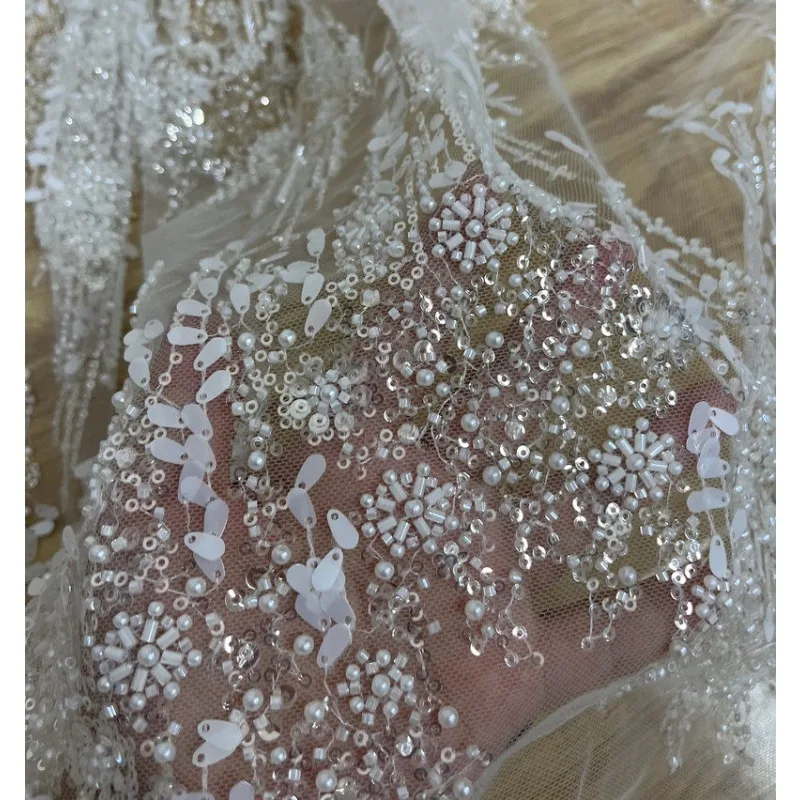 new-sequins-nail-beads-transparent-lace-embroidery-mesh-fabric-clothing-wedding-dressesevening-gowns-handmade-accessories