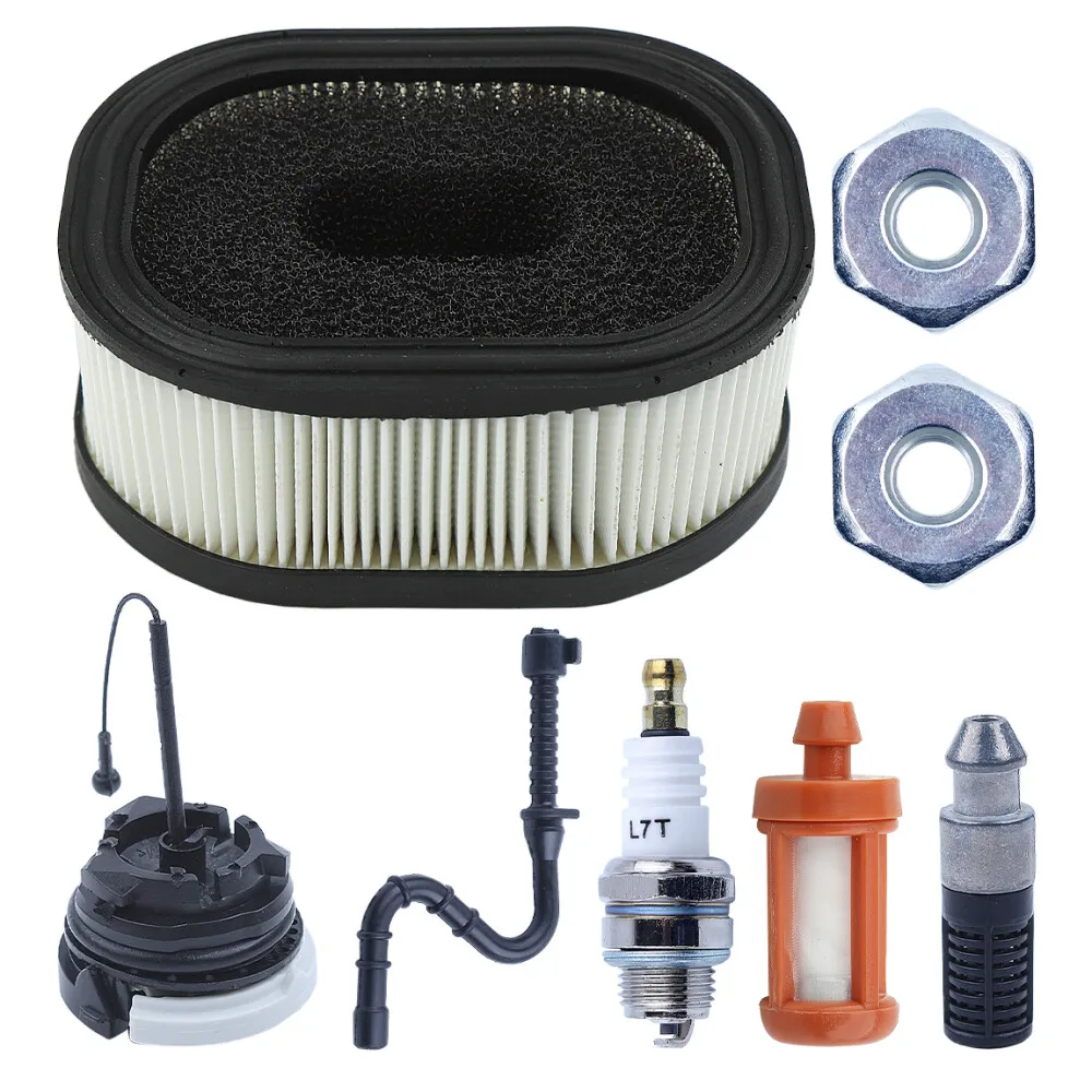 For Stihl MS441 MS461 Chainsaw Air Filter Cap Oil Filter Line Spark Plug Kit