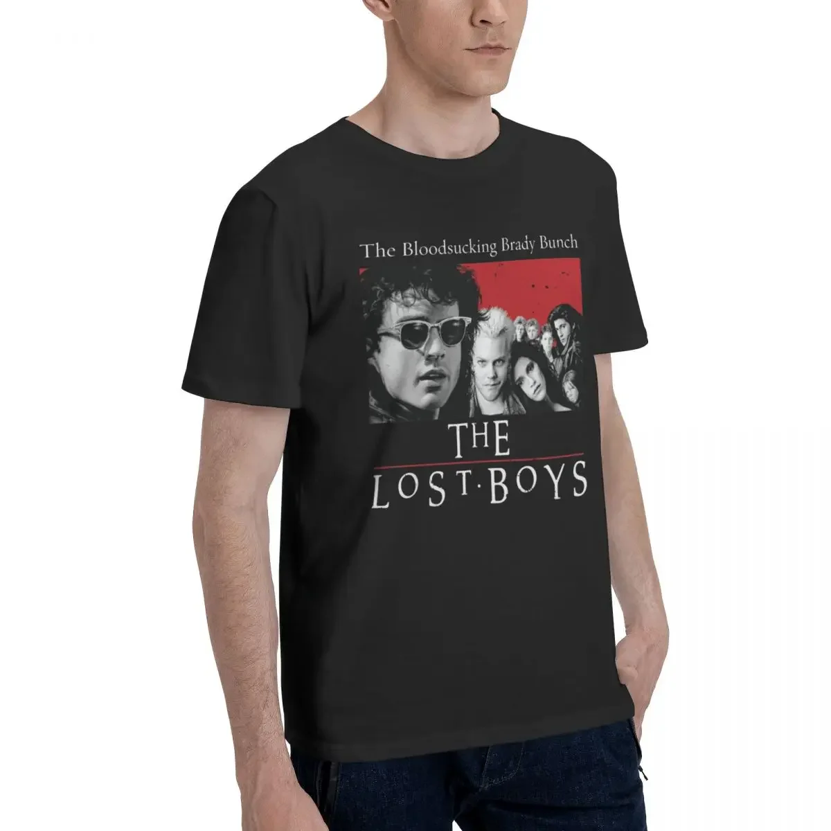 The Lost Boys Horror Bloodsucking Brady Bunch Oversized Graphic T Shirt Summer Tshirt For Men Women Man Short Sleeve Tops