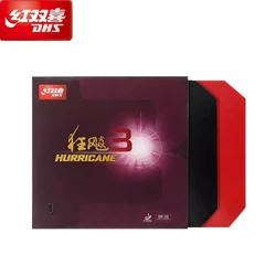 DHS Hurricane 3 Gomma da ping pong Brufoli in spugna da 2,15 mm 37 ° -41 °   Fogli di gomma da ping pong per giocatori professionisti