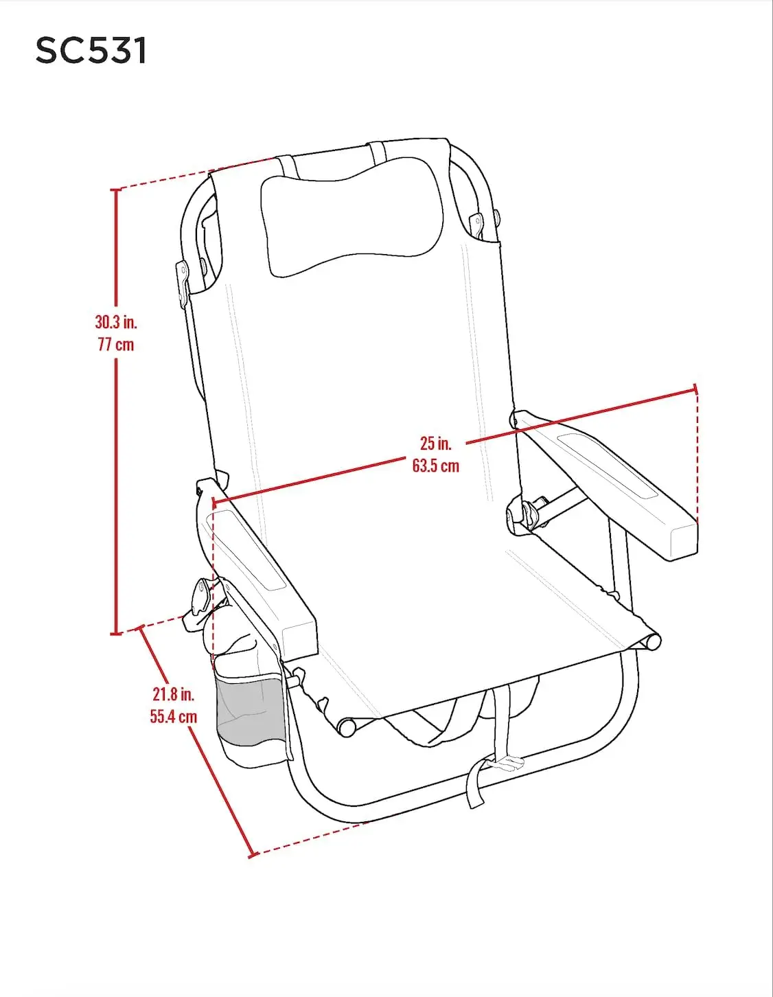 beach chair,2 Pack Backpack Beach Chair 5 Position Chair, Including Lay Flat