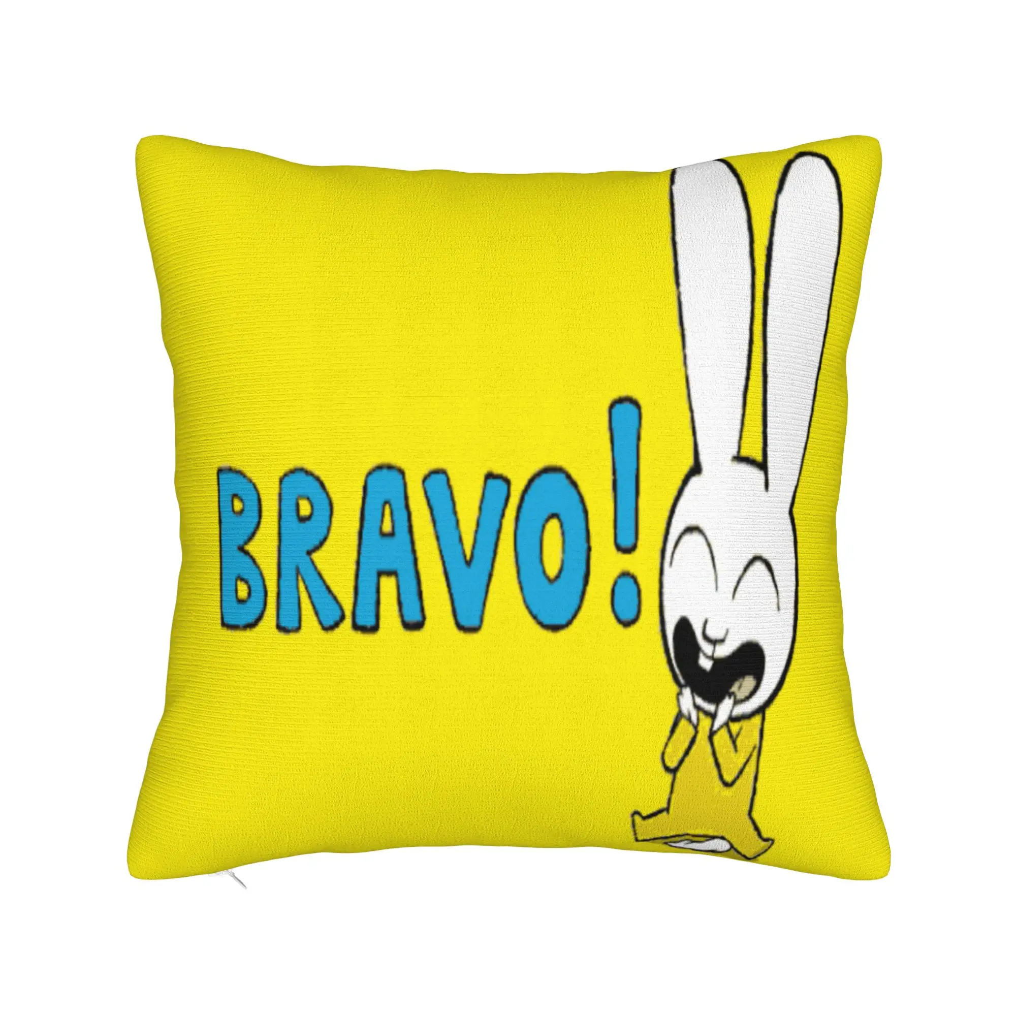 Stylish Home Simon Super Rabbit Decor Pillowcase Stuff  Pillow Covers Square Multiple Sizes