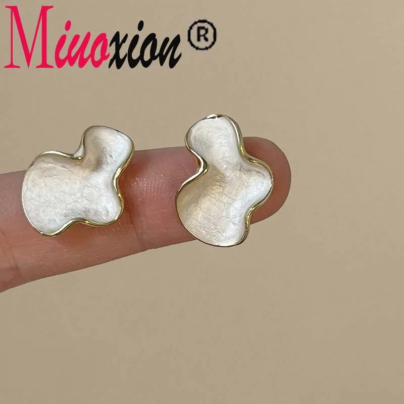 Miuoxion Ретро 925 штамп ручной работы необычные серьги Модные индивидуальные женские ювелирные изделия для женщин очаровательный подарок для студентов