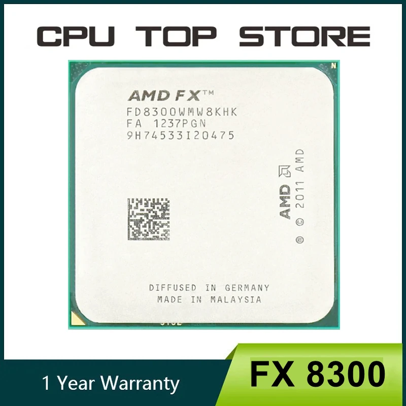 AMD FX-8300 FX 8300 FX8300 3.3GHz Eight-Core Processor Socket AM3+ AMD FX-8300 FX 8300 FX8300 3.3GHz Eight-Core Processor Socket AM3+