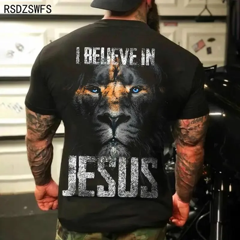 تي شيرت رجالي صيفي عصري مريح برقبة دائرية يسمح بمرور الهواء مع نمط طباعة جمجمة قمة الموضة غير الرسمية في الهواء الطلق