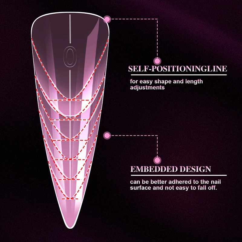 150 Uds INS mujeres niñas formas duales para Gel de uñas formas suaves de uñas moldes acrílico cubierta completa puntas de uñas postizas extensión de manicura