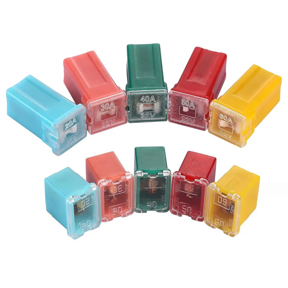 Color Coded Fuses Set Fuse Assortment Kit As Shown In The Figure Car Fuse Kit Engraved Amperage Marking For RV