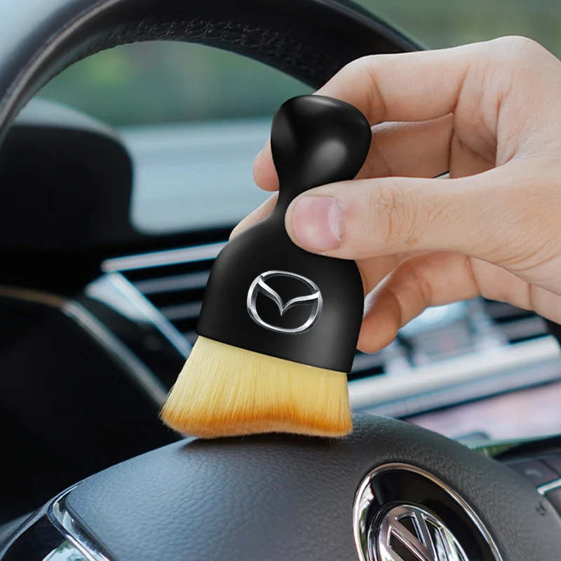 مكيف هواء السيارة منفذ الهواء تنظيف فرشاة ناعمة لمازدا 3 6 CX5 2 CX30 CX3 CX9 MX5 RX8 Axela Demio Atenza اكسسوارات السيارات
