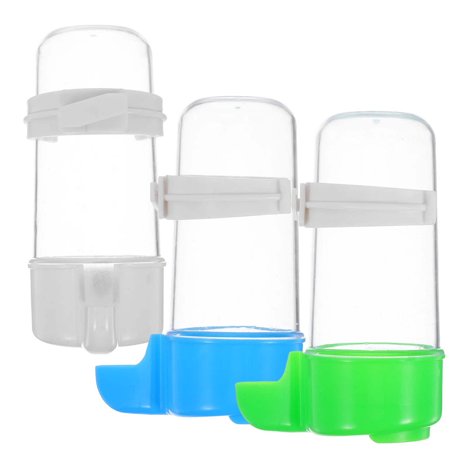 

3Pcs Automatic Water Dispenser for Birds 240Ml Parrot Feeder Cup Ideal for Parakeet Lovebird Finch Clean
