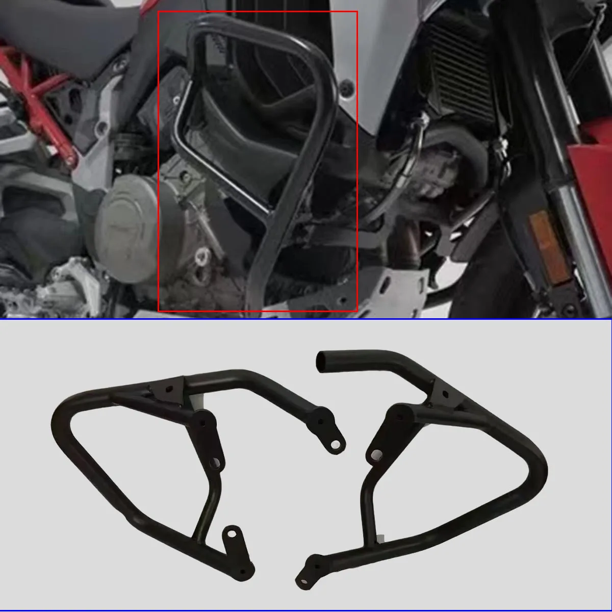 

Защита рамы мотоцикла, бампер, верхняя + нижняя защита двигателя, защита двигателя для KDucati Multistrada V4/S