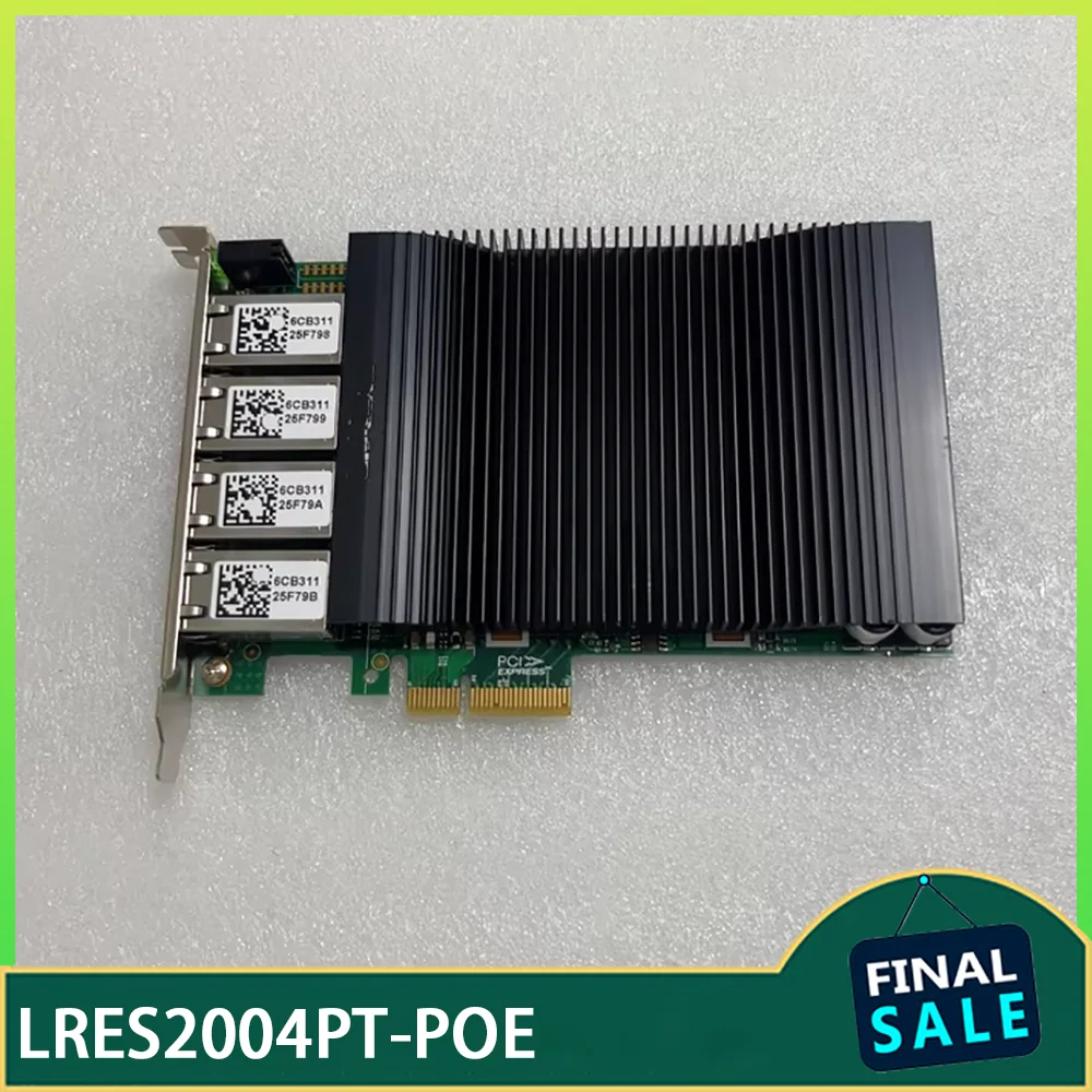

PCIEx4 Gigabit four-port POE network card LRES2004PT-POE