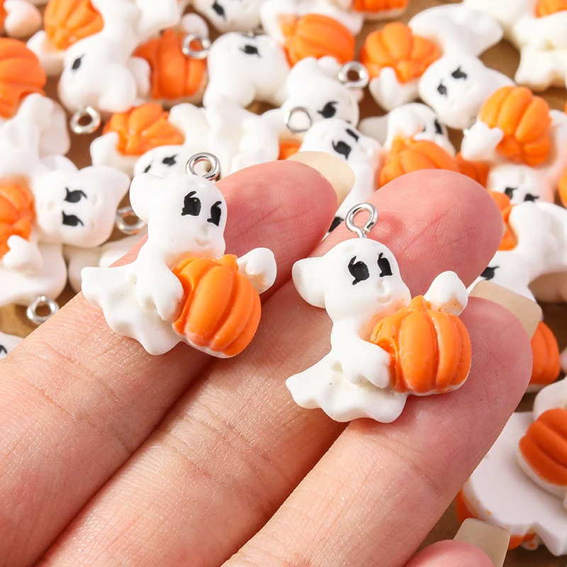 10 teile/los 21*17mm niedlichen Kürbis Charms Anhänger für Schmuck Herstellung Halskette Ohrringe DIY Zubehör liefert – Detail 14