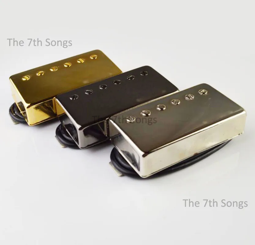 1 Uds guitarra eléctrica SH2 SH4 pastilla Humbucker 4 conductores cubierta de níquel plateado Jazz JB Humbucker níquel/oro/Níquel negro