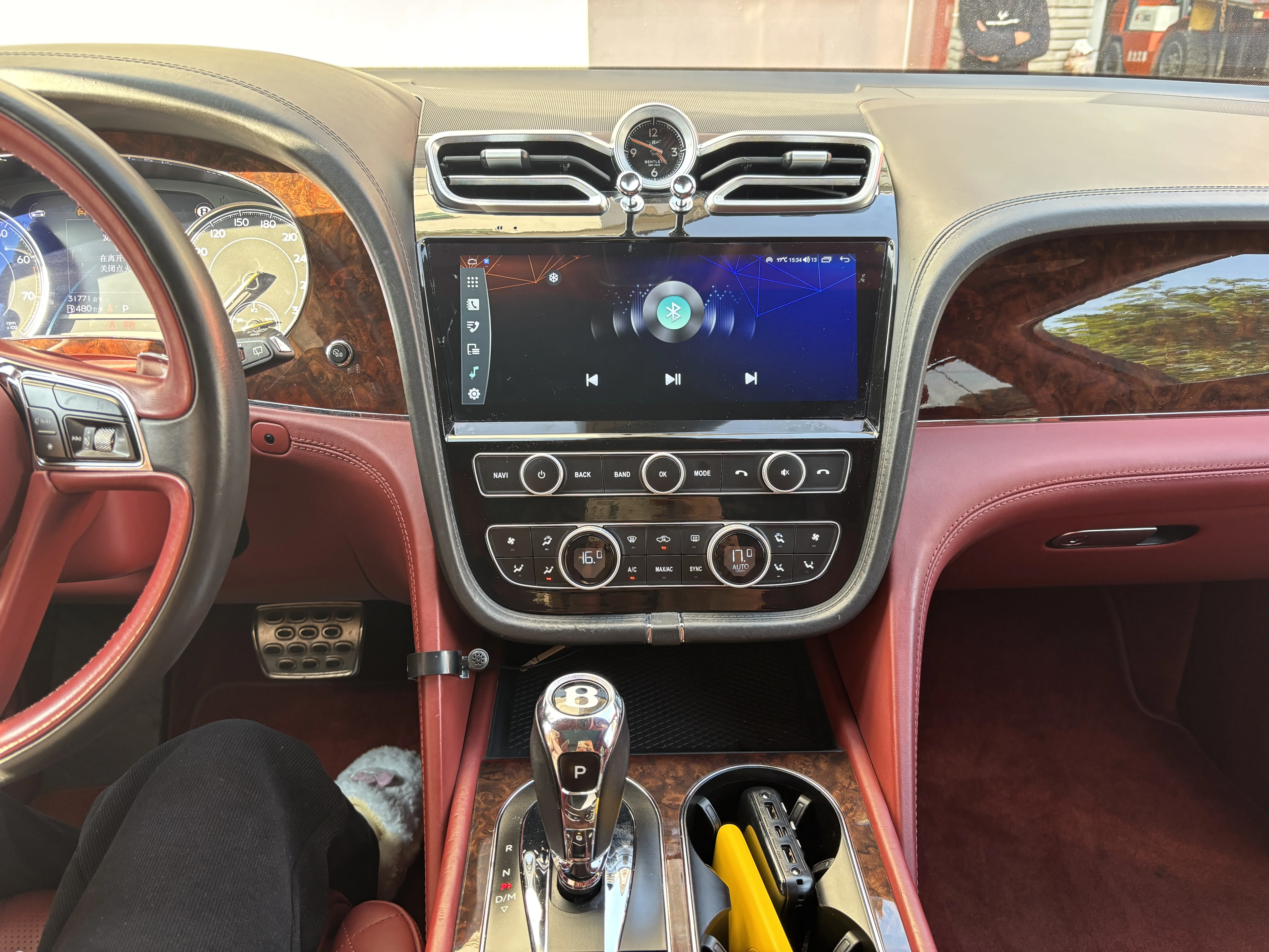 10.9 ''أندرويد 13 ل بنتلي بينتايجا 2016-2020 شاشة سيارة تعمل باللمس الملاحة Carplay راديو السيارة DSP BT مشغل وسائط متعددة 1600*720