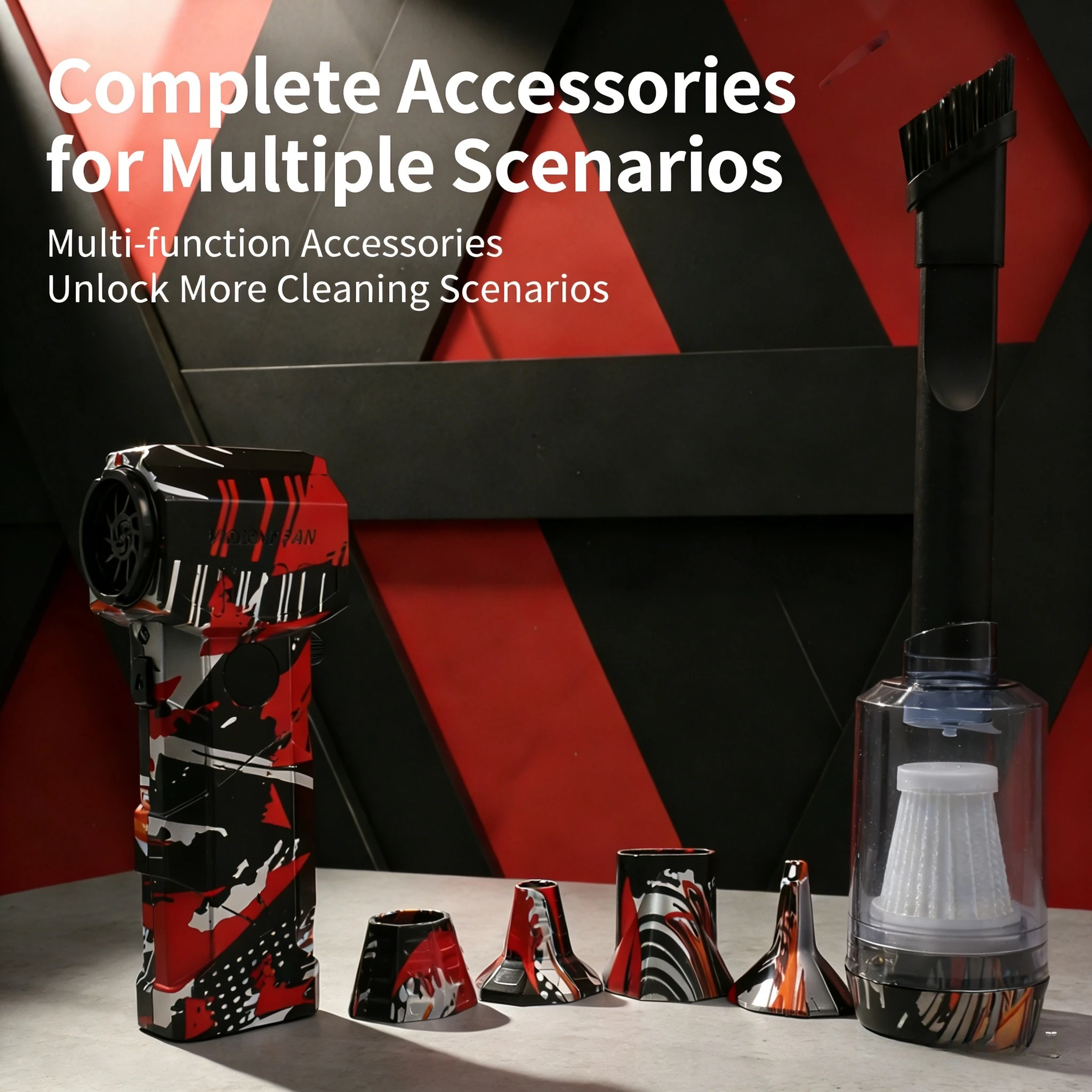 

L5Pro Воздуходувка 140000 об/мин Турбоструйный вентилятор Мощный компьютерный пылеудув Инструменты для очистки Тип-C Перезарядка Портативная ручная дрейка