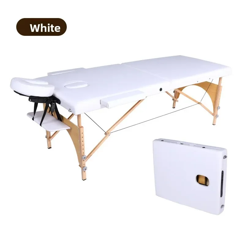 Beech Wood Folding Portable Beauty Massage Bed Multifunction Therapy Bed Massage Bed Portable Beauty Bed Table De Massage