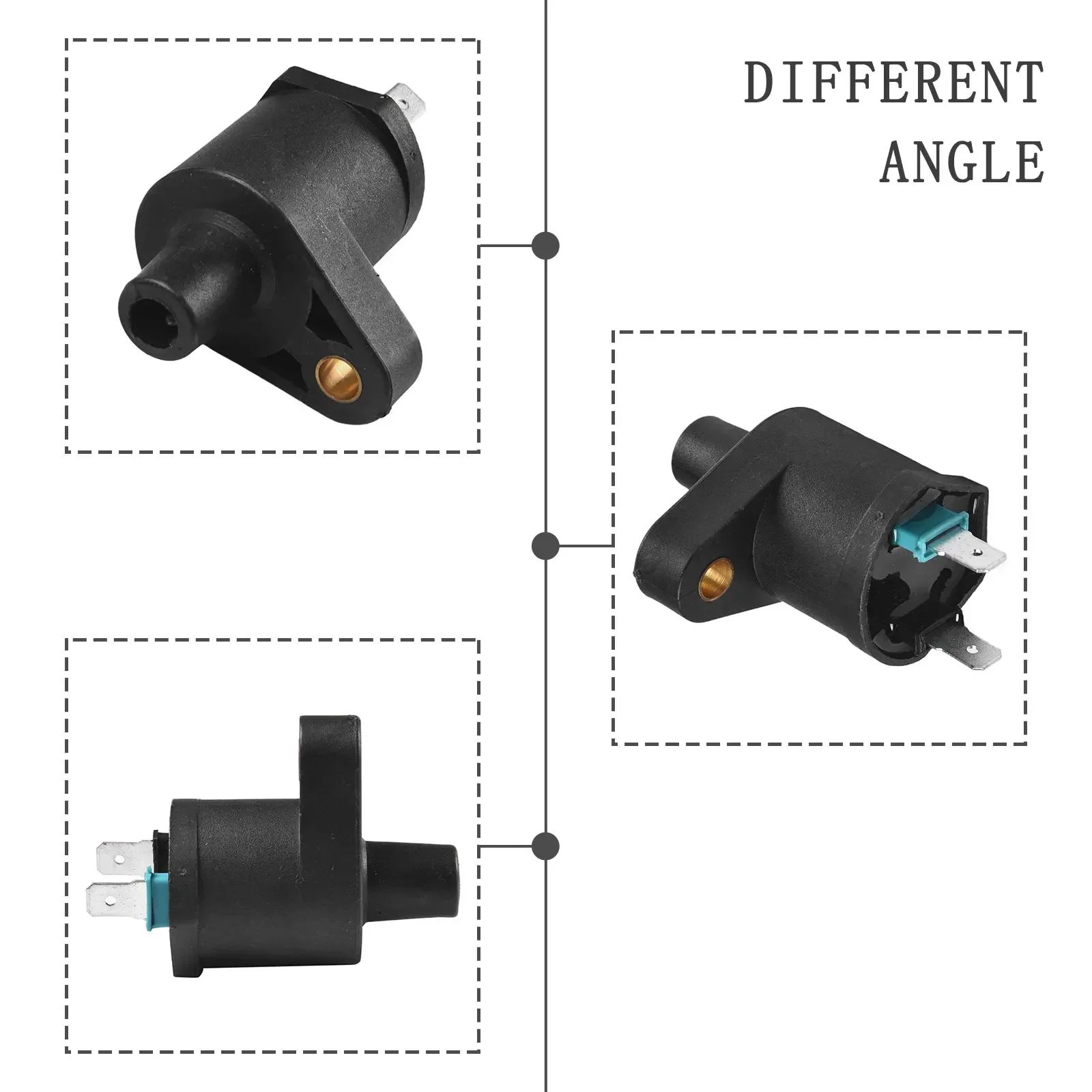 12V Single Connector Scooter Igniiton Coil Motorcycle 50cc/125cc/250cc/GY6 Motorcycle Ignition Coil Moped Bike Scooter