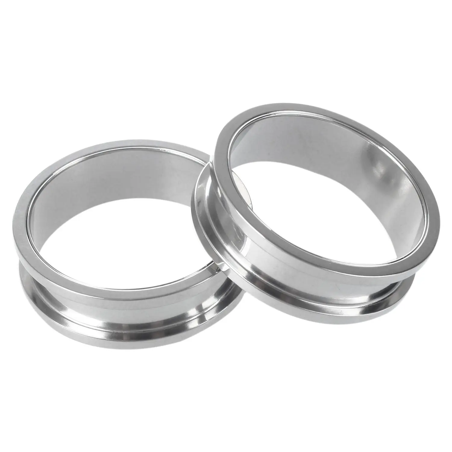 1 par de tapones para los oídos de acero inoxidable con ajuste de tornillo, anillos, túneles para carne, joyería para Piercing, Color acero, 22mm