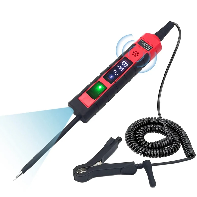 Hot-A80P-NS-870 Auto Power Test Pen 4-75VDC Voltage Tester Bipolar Car Wiring Tester Versatile Automobile Troubleshooting Tools