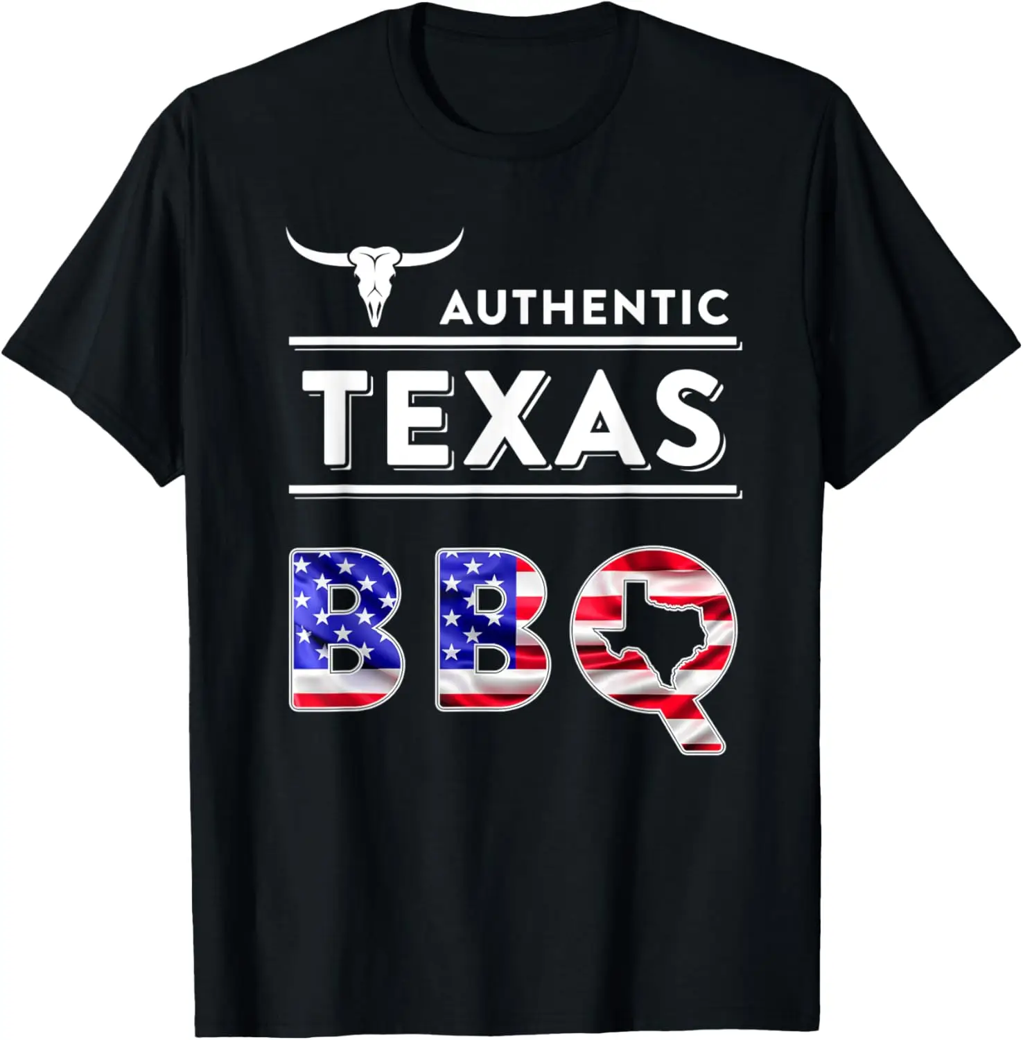 

Authentic Texas BBQ Beef Brisket Steakhouse Texan Restaurant T-Shirt