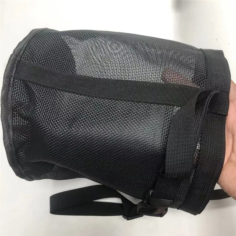 ABHS-2 Pcs Horse Feed Bag Heavy Duty Mesh Feeder With Adjustable Strap, Slow Feeder Hay Bag For Trail Riding & Stall Use