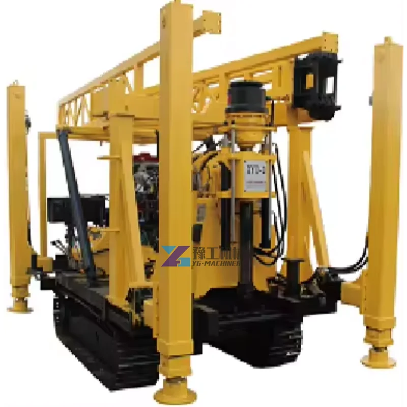 High Speed Borehole Core Drill Rig Motor 110V Sample Drilling Rig Machine Top Drive Head Portable 100M Water Well Drilling Rig