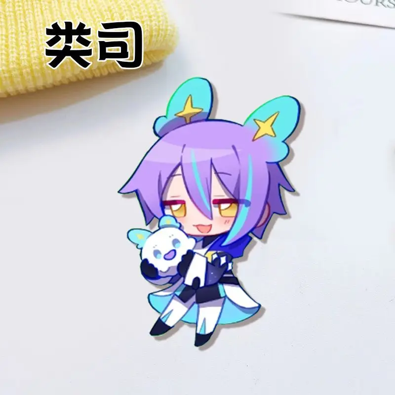 2Pcs Project Sekai Anime Tenma Tsukasa Kamishiro Rui Brooch for Backpack Cosplay Badge Accessories Clothes Decoration Gift