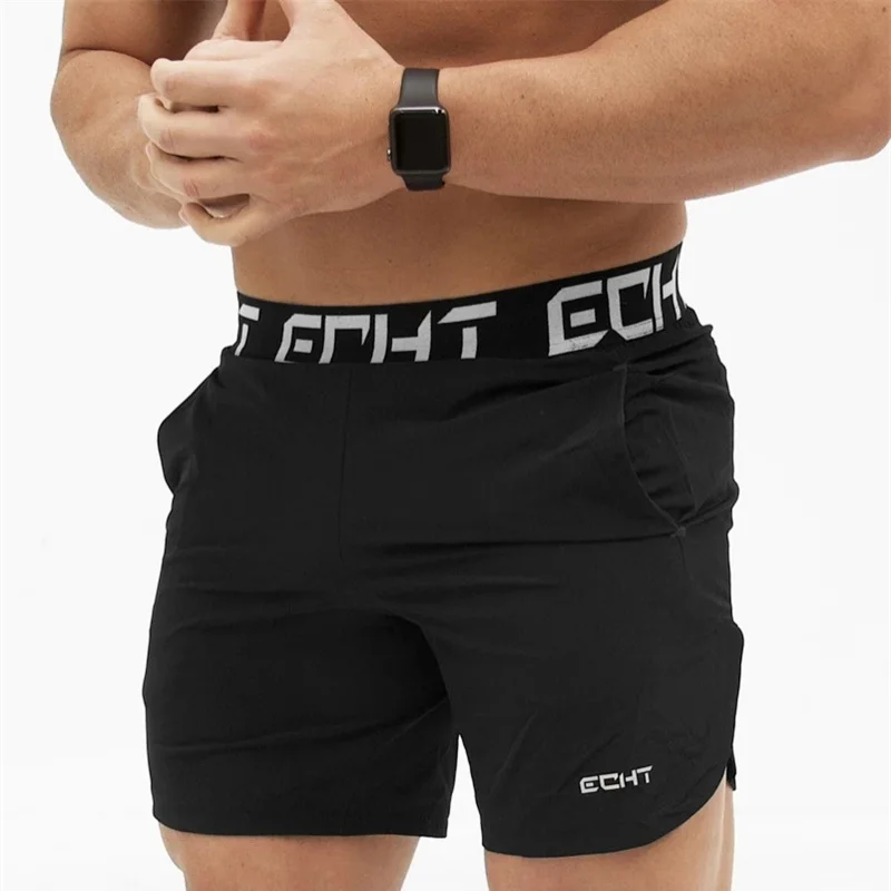 

Summer sweatpants Gyms Workout Shorts Male elastic Quick Dry Sportswear Jogger Beach Short Pants Men Fitness Bodybuilding Shorts