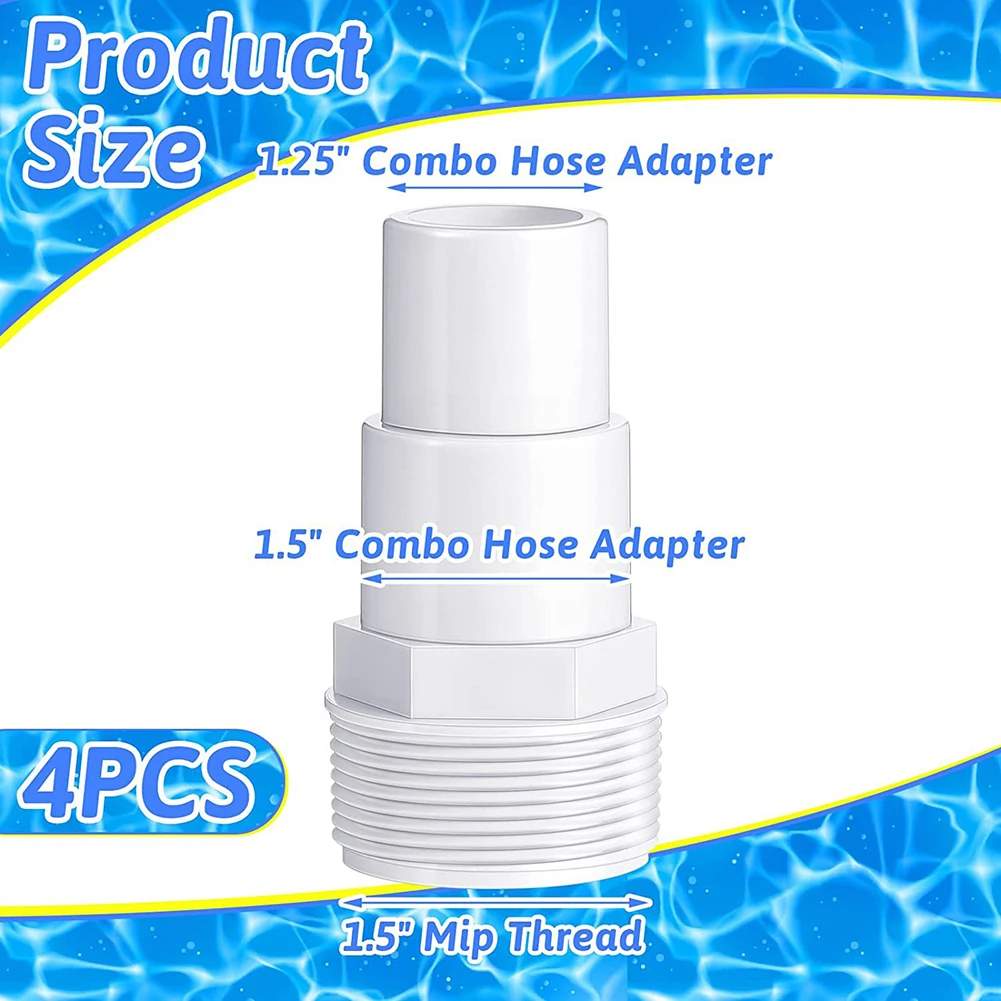 1 Set Three Way Valve Pool Swimming Pool Pump Connection Hose Fitting 4715 For Zodiac For 32mm And 38mm 00-60025