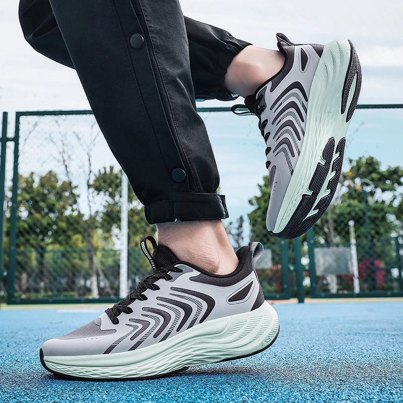 

Professional running shoes with cushioning support, breathable materials, rebound features, and shock absorption for sports runn