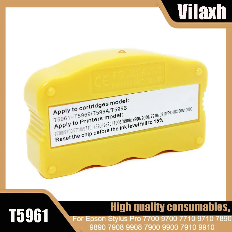 

vilaxh Ink Cartridge Chip Resetter For Epson Stylus Pro 7700 9700 7710 9710 7890 9890 7908 9908 7900 9900 7910 9910 Cartridge