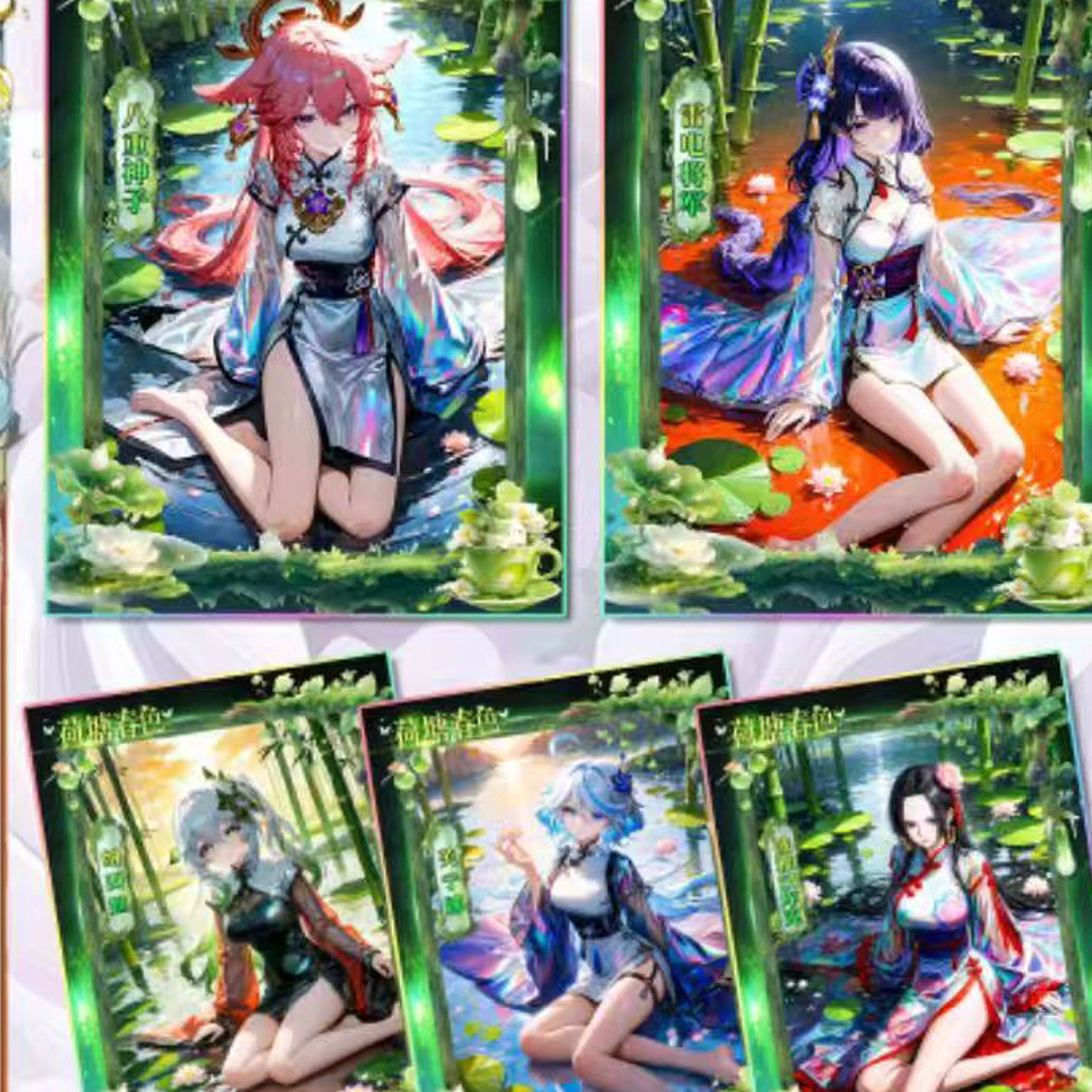 Ultima storia della dea all'ingrosso [QING QING] A6 gioco collezione carta carta colore sexy hobby regalo animazione supplemento borsa bikini