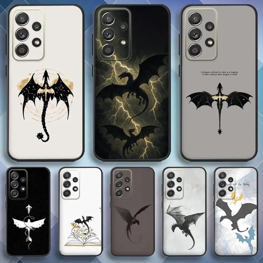 

Dragon F-Fourth W-Wing Phone Case For Samsung S 25,24,23,22,30,21,10,9,Ultra,Plus,Lite,FE,4,5 G Soft Black Case