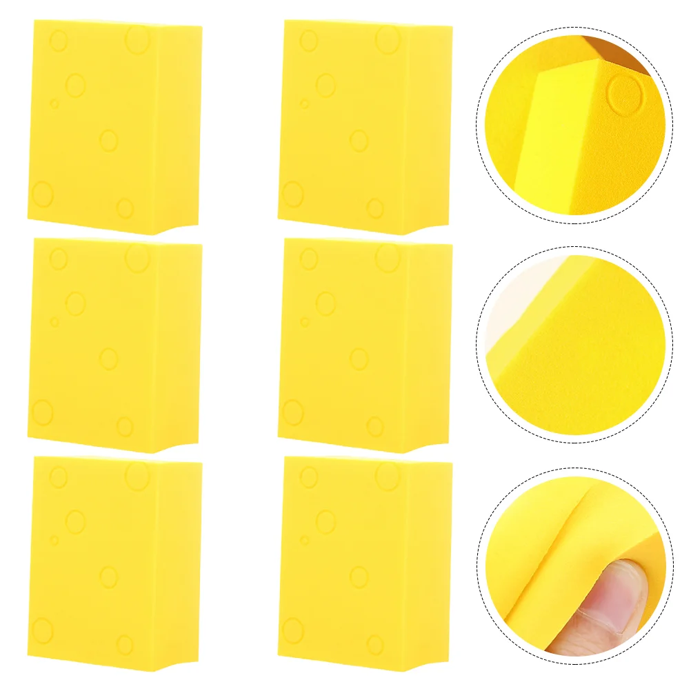 6 Pcs Cheese Puff Makeup Sponge Tool Foundation Beauty Applicator Powder