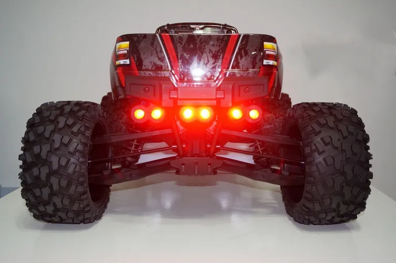 Front Back Bumper Headlamp Taillight LED Light for 1/5 Traxxas Xmaxx X-maxx RC Upgrade Parts