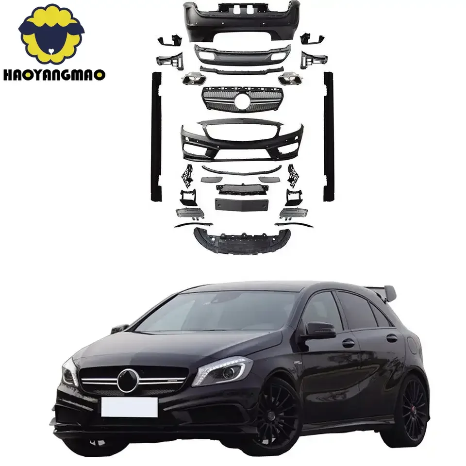 

Suitable for Mercedes Benz W176 Modified to A45 AMG Body Kit