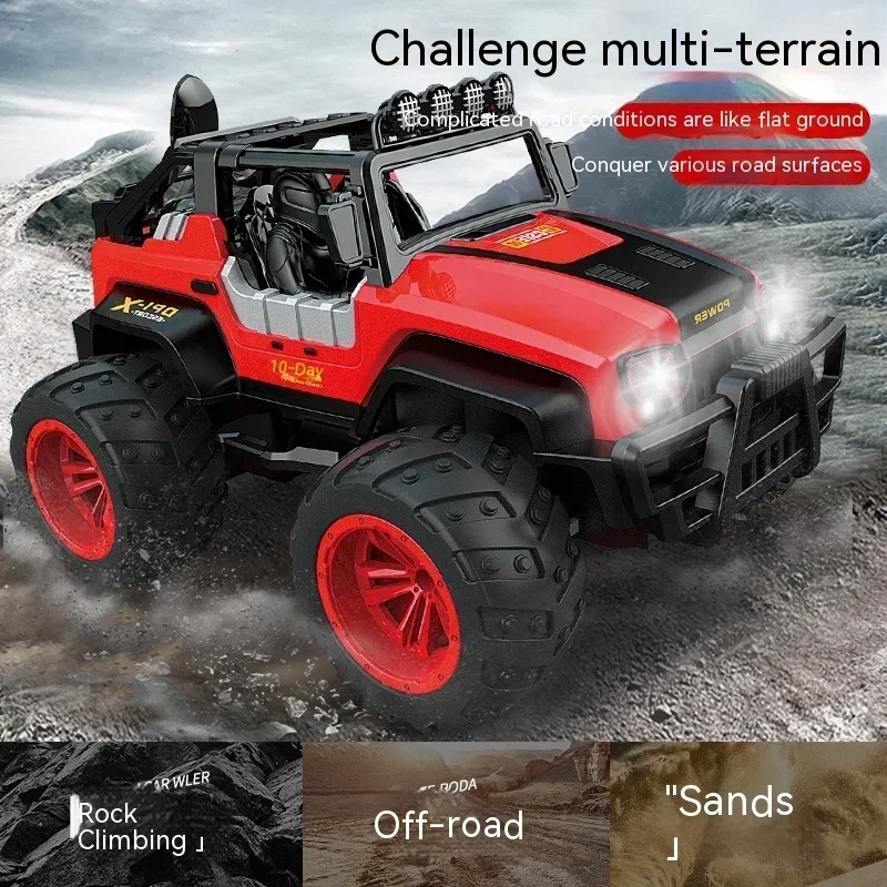 1:12 schaal op afstand bestuurbaar terreinwagen roze oversized klimauto voor kinderen jongens en meisjes afstandsbediening voertuig speelgoed cadeau