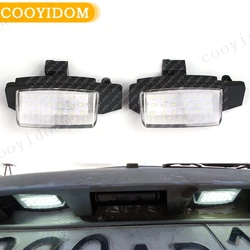 1Pair 18 LED number License Plate Lights lamps For Mitsubishi OUTLANDER XL(CW) 2006-2012 For Lancer Sportback 2008 2009-2012
