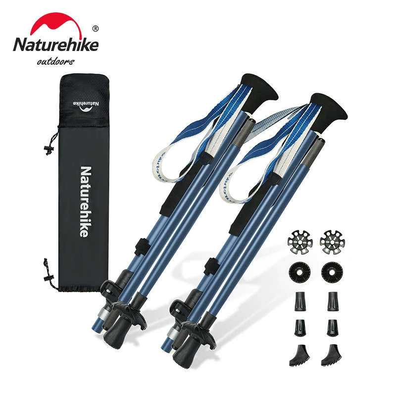 

Naturehike Gale UL PRO Трекинговая палка из углеродного волокна 7075, складная палка из алюминиевого сплава, легкие палки для скалолазания на открытом воздухе