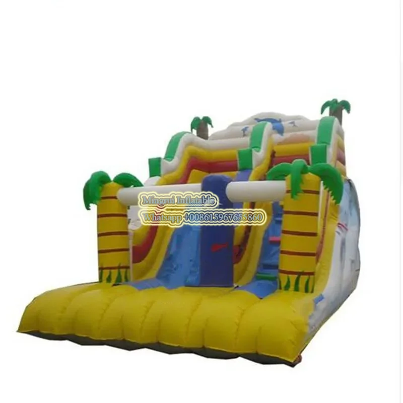 Popular Commercial Grade Inflatable Slide Small Tree Slide Air Slide